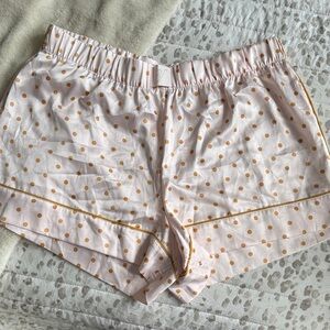 Women's Polka Dot Cotton Sleep Shorts - Pink NWT